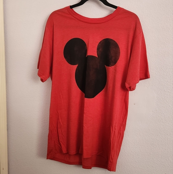 Disney Mickey Mouse Distressed Head Vintage Silhouette Men's Adult Graphic T-Shi - Picture 5 of 5